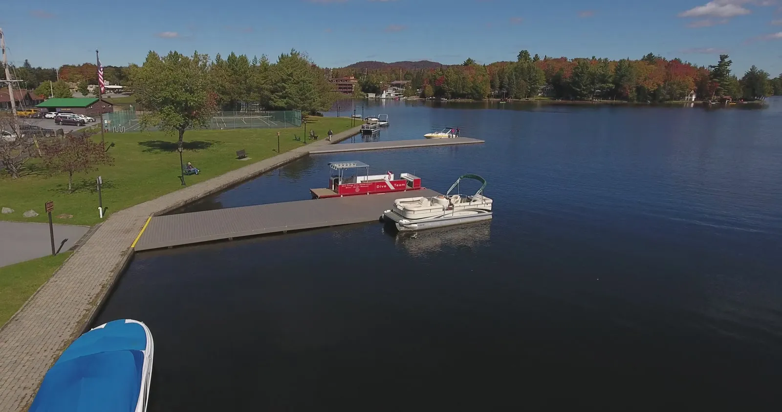 Old Forge waterfront park and docks